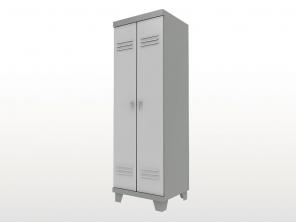 Шкаф в раздевалку металлический шр-2/600